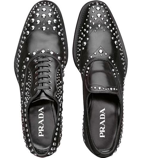 scarpe uomo borchie prada|Luxury shoes for Men .